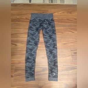 Gymshark Gray Camo Leggings